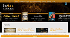 Desktop Screenshot of lightcinemas.de