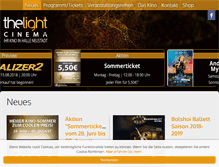 Tablet Screenshot of lightcinemas.de